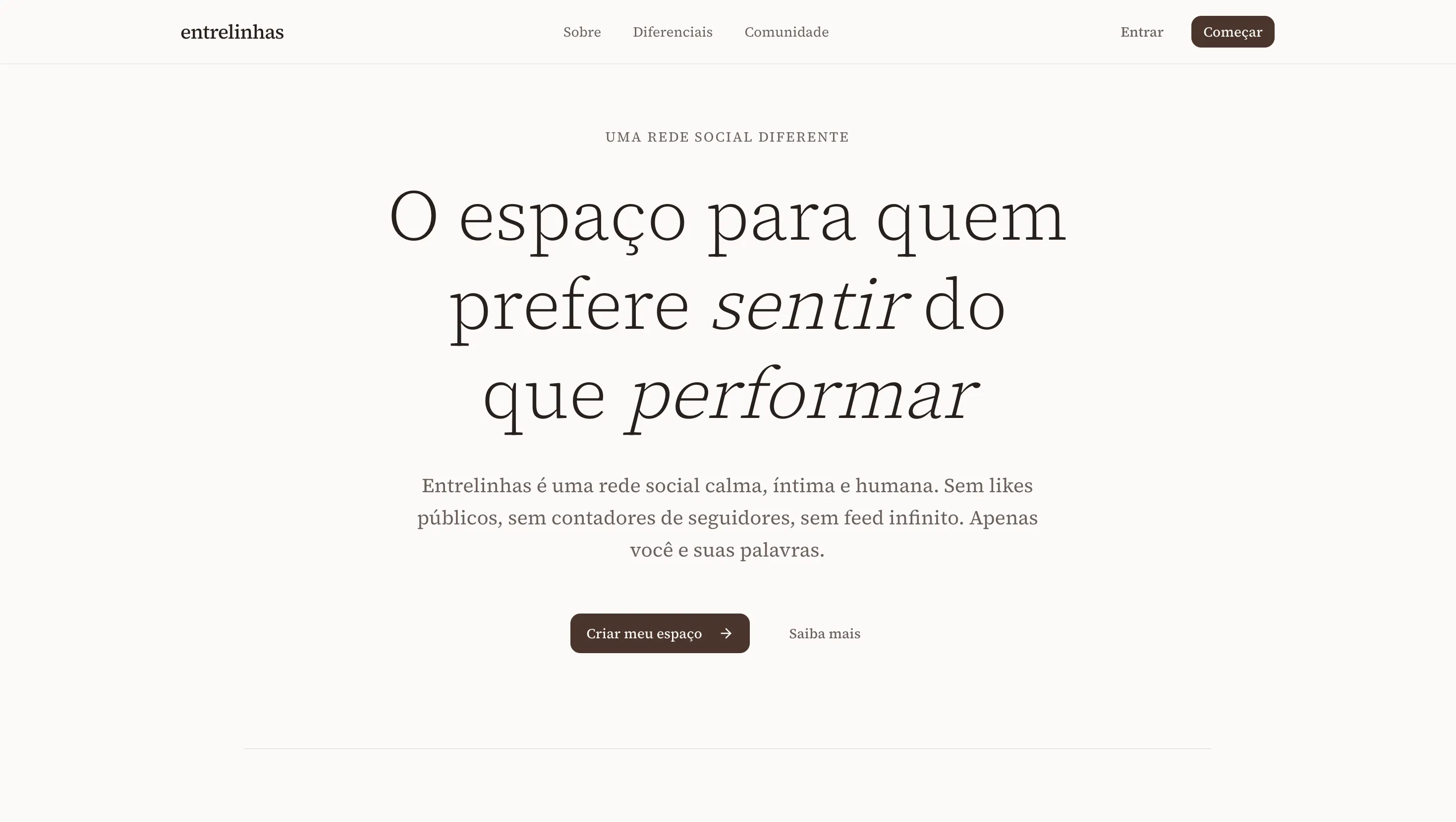 Preview do Entrelinhas